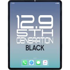 Brilliance Pro iPad Pro 12.9" 5th / 6th Gen LCD with Touch + Daughter Board Pre Installed Black