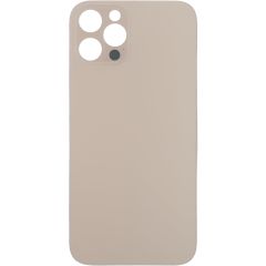 iPhone 12 Pro Back Glass Door without Camera Lens Gold  NO LOGO