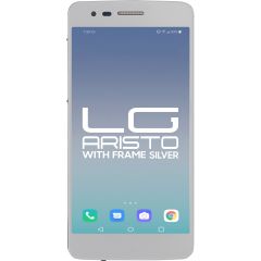 LG Aristo LCD With Touch + Frame Silver