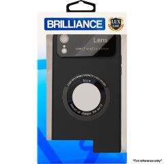 Brilliance LUX For iPhone 13 Pro Magnetic  Big Displayed with Camera Lens Black