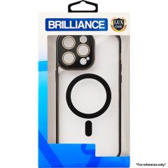 Brilliance LUX For iPhone 14 Magnetic with camera lens Black
