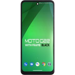 Motorola G22 XT2231 LCD With Touch + Frame Black Best Quality